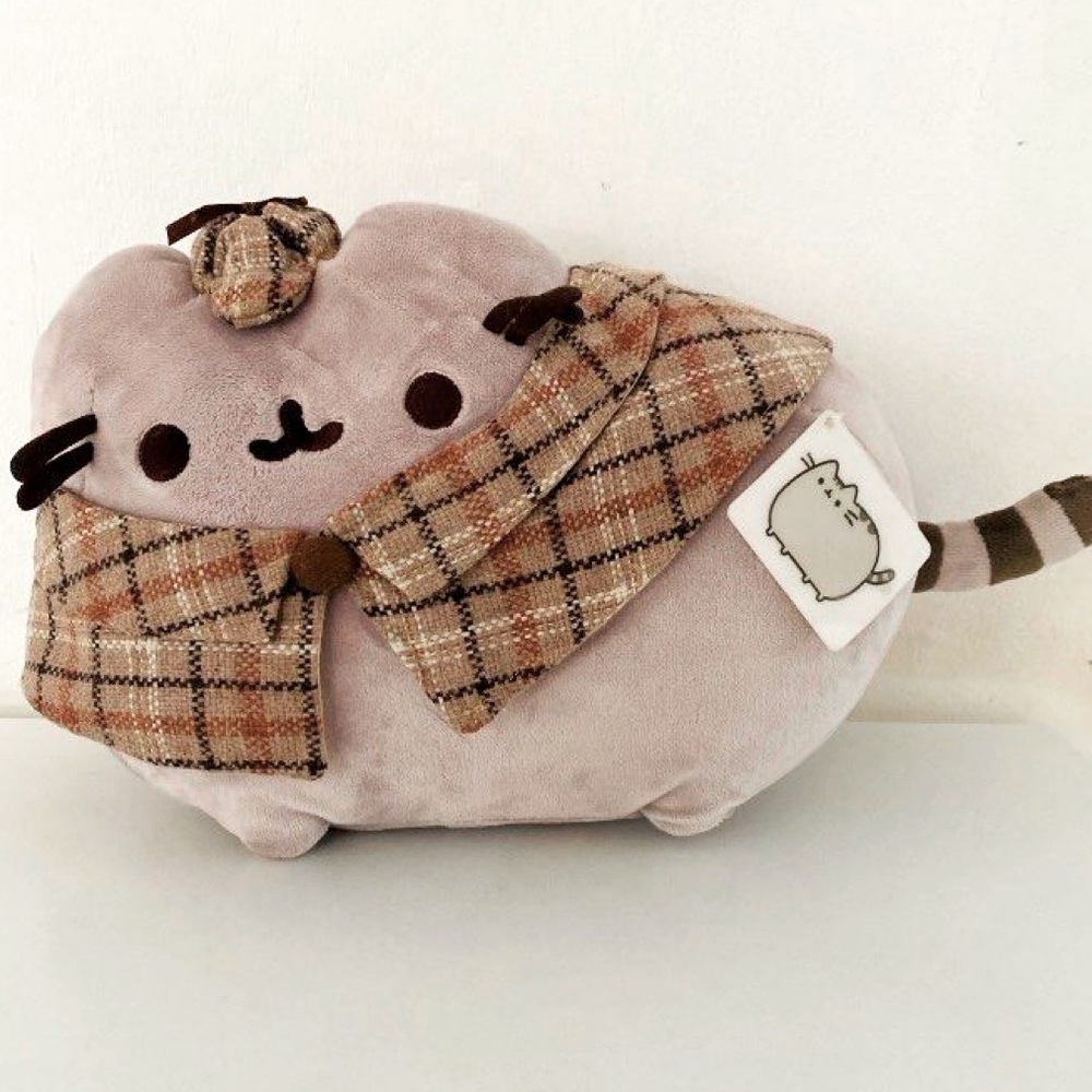 NWT 10” Detective Pusheen Cat Plush
